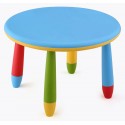 Mesa infantil rectangular de colores
